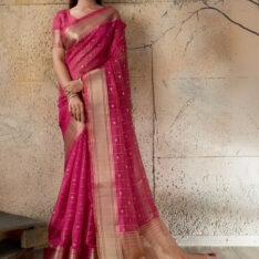 Roop Elegant Silk Blend Saree