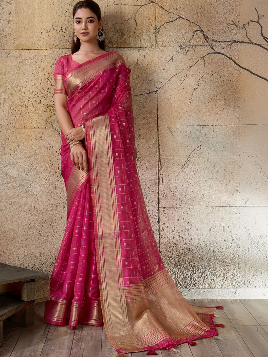Roop Elegant Silk Blend Saree